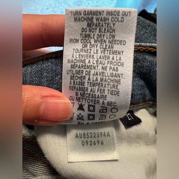 7 For All Mankind High Rise Ankle Skinny Jeans Size 27 - Picture 9 of 9